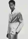 Blazer Americana Cool Beige Talla 50 Hombre Mango