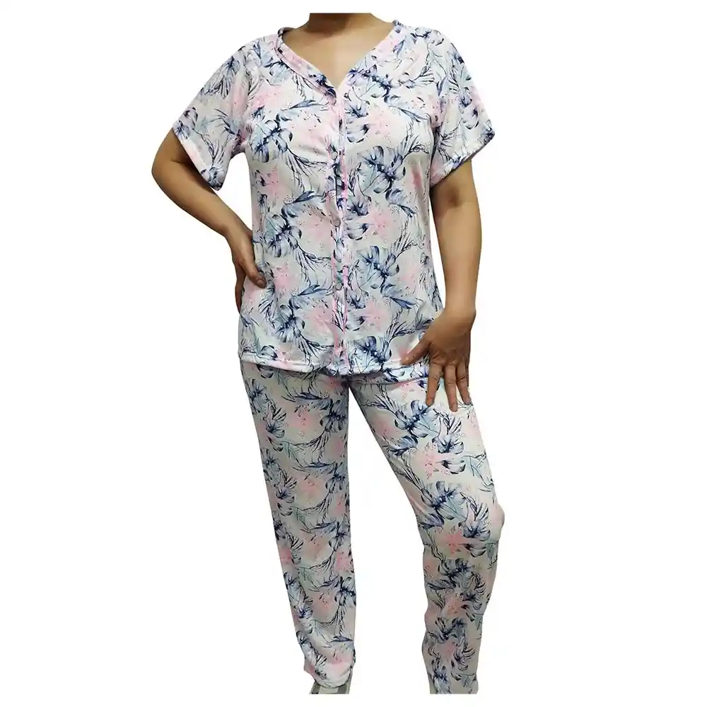 Pijama Larga Mujer 5521 Lely Talla M