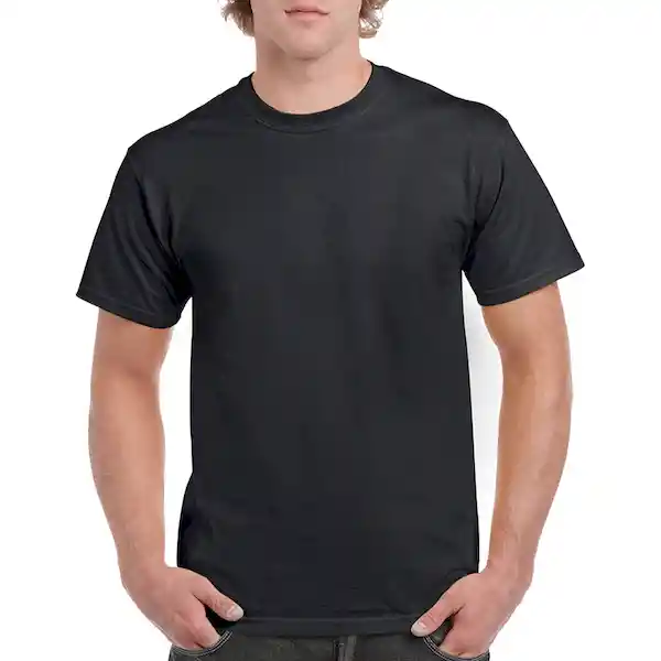 Gildan Camiseta Adulto Negro Talla S Ref. 5000
