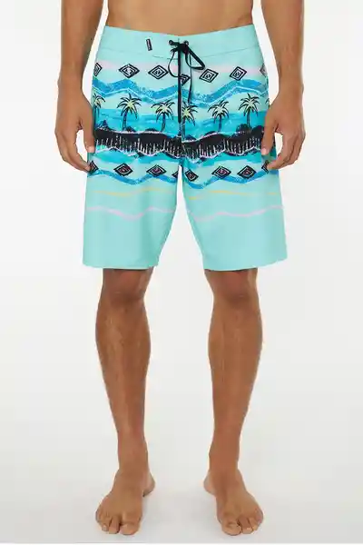 ONeill Short de Baño Hyperfreak Heist Print Am Aquamarine T. 30