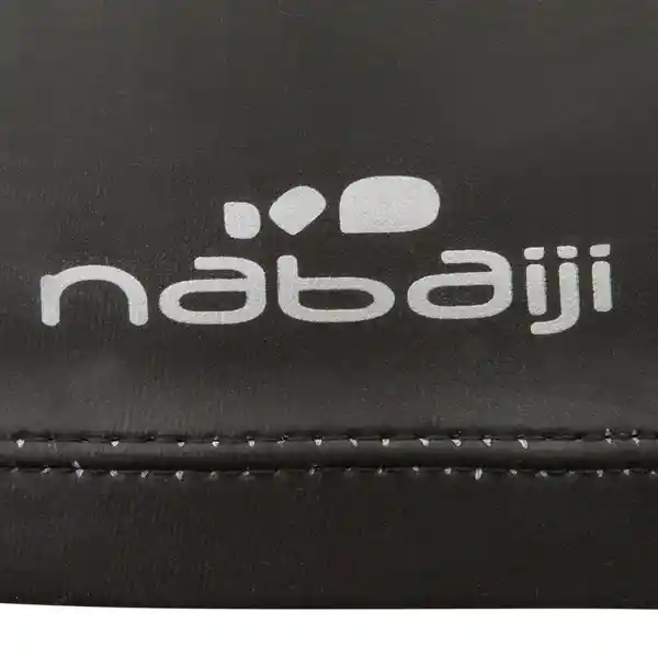 Gorro De Natación En Tela Revestida De Silicona Nabaiji 500 Negro