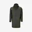 Rains Chaqueta Impermeable Unisex Larga Verde XL