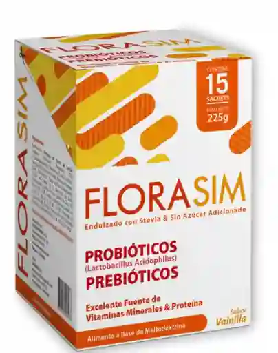 Florasim Proteina de Suero de Leche Sabor a Vainilla