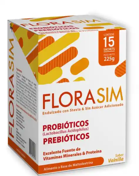 Florasim Proteina de Suero de Leche Sabor a Vainilla