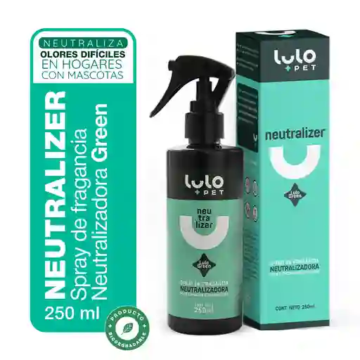 Lulopet Neutralizer Green Eliminador Olores Mascotas - 250ml