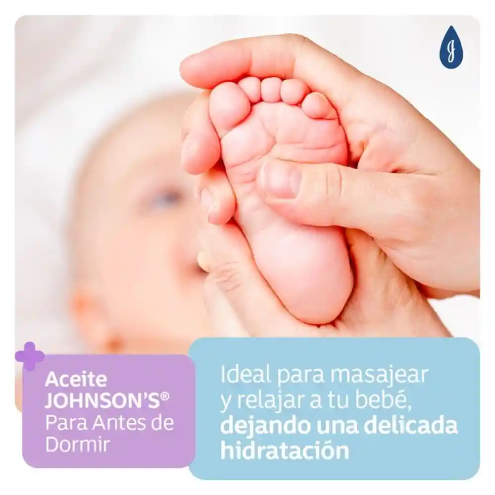 Aceite Corporal Bebé JOHNSON'S Antes de Dormir 100 ML