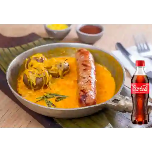 Combo Chorizo Santarrosano + Coca Cola Original 400 ml