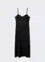 Vestido Valentin Negro Talla XS Mujer Mango