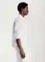 Chaqueta Conca Blanco Talla L Hombre Mango