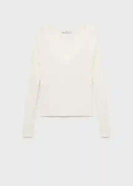 Jersey Seseta Crudo Talla S Mujer Mango