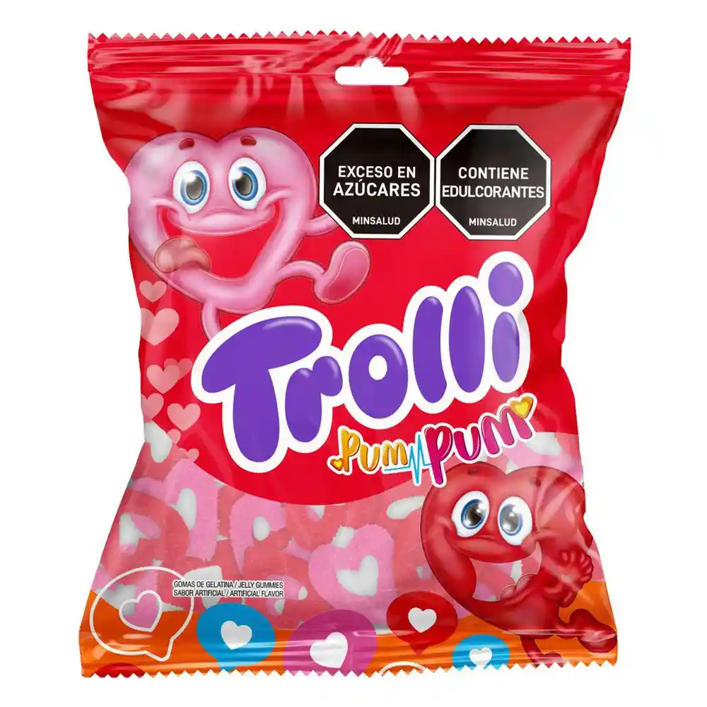 Trolli Gomas Gelatina Sabor Artificial Fresa