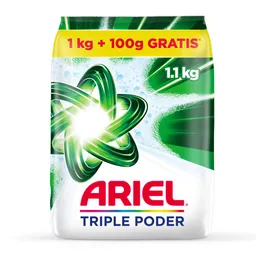 Detergente en Polvo Ariel Triple Poder (1000 Gr)