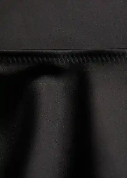 Falda Mia2 Negro Talla L Mujer Mango