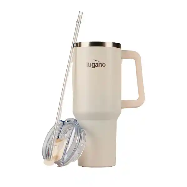 Lugano Vaso Blizzard Crema Acero Inoxidable 1200 mL Bv066-Qf18