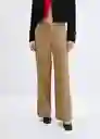 Pantalón White Beige Talla 44 Mujer Mango