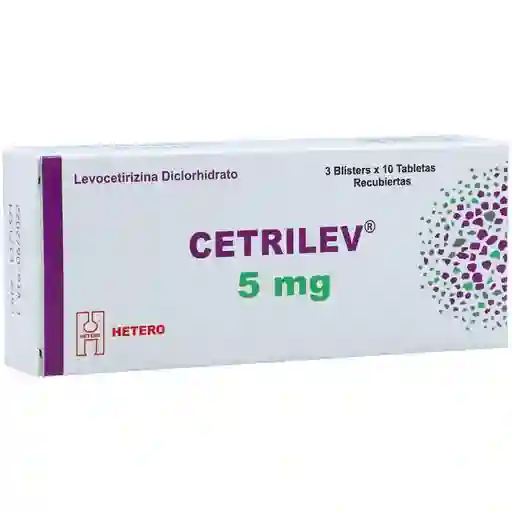 Cetrilev levocetirizina en tabletas