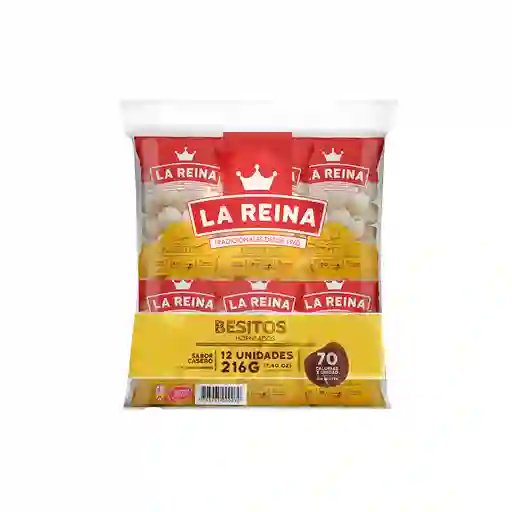 La Reina Besitos Horneados Sabor Casero Pack x12