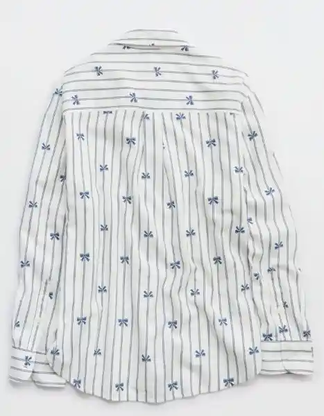 Pijama Aerie Azul Talla LARGE 1873417 American Eagle