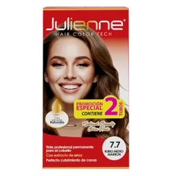 Tinte Julienne Estuche Doble Rubio Medio Marron 7-7