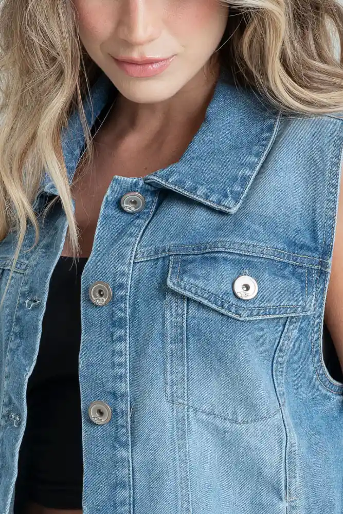 Chaleco Denim