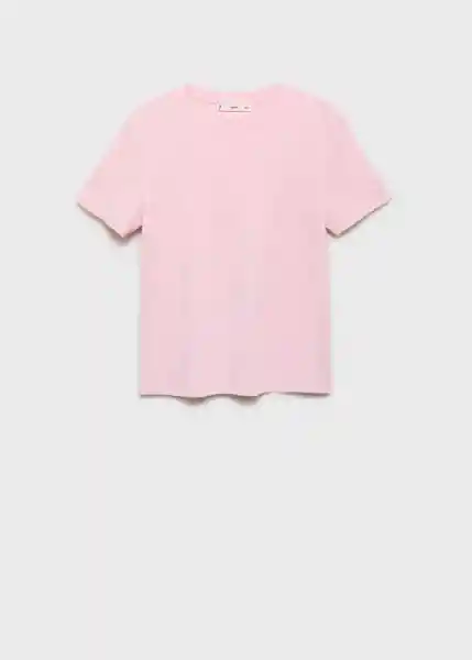 Camiseta Rita Rosa Light Talla S Mujer Mango