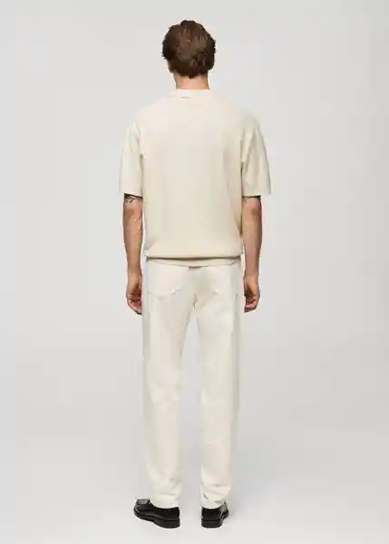 Polo Galaxia Offwhite Talla XXL Hombre Mango