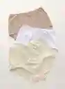 Paqx3 Panties Clásicos Con Excelente Cubrimiento 1238X3