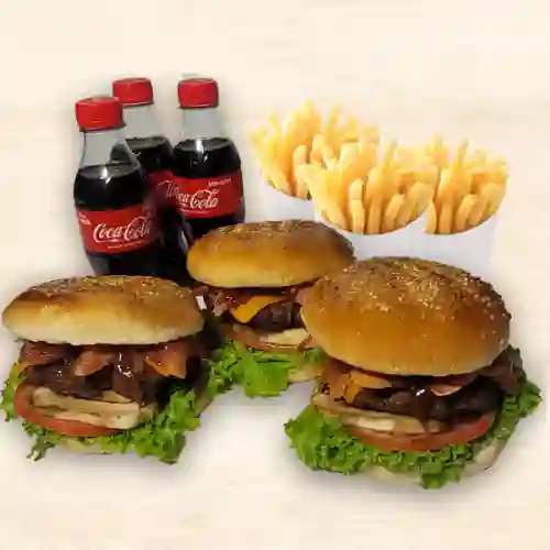 Hamburguesa Gb Marshal para Tres