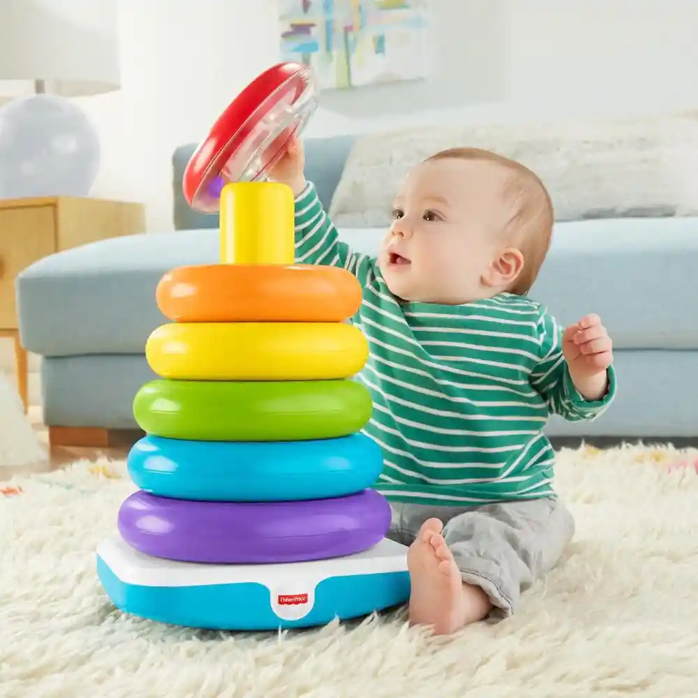 Fisher Price Juguete Didáctico Pila de Aritos Gigante