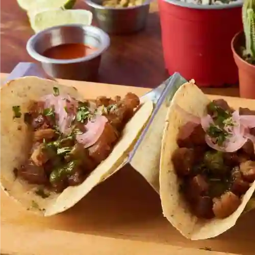 Taco de Chicharrón X3