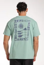 Camiseta Manga Corta Relax Fit Og Block Hombre Talla S Oneill