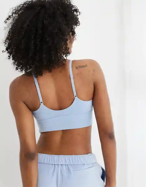 American Eagle Bralette Triangular Sunnie Azul Mónaco Talla M