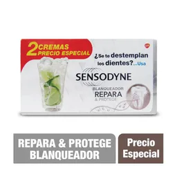 Sensodyne Crema Dental Blanqueadora, Repara y Protege