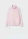 Jersey Taldorac Rosa Pastel Talla 26 Mujer Mango