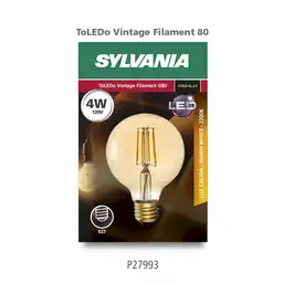 Sylvania Luz Toledo Vintage Film Glob 8