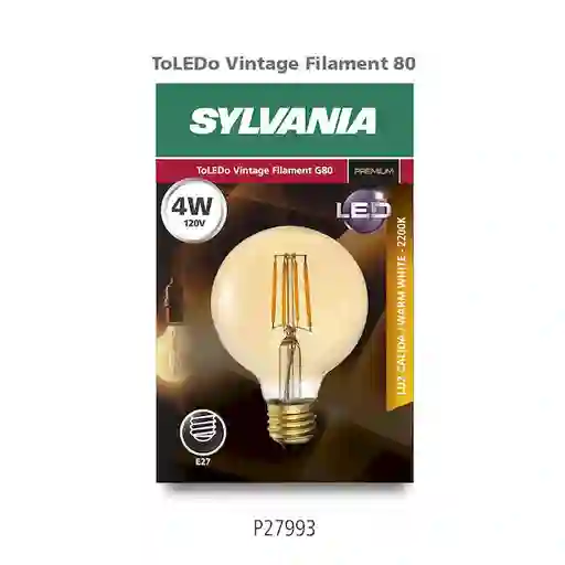 Sylvania Luz Toledo Vintage Film Glob 8