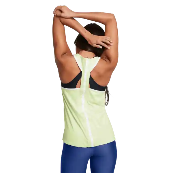 Under Armour Polera Knockout Tank Verde Para Mujer Talla MD