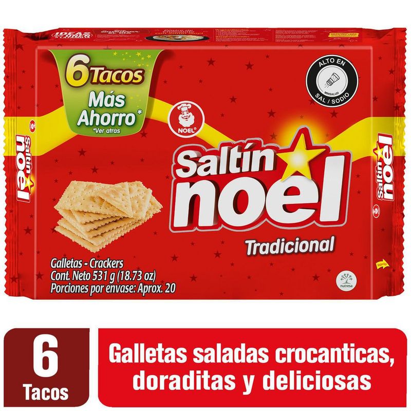 Saltín Noel Galletas Tradicional 531 g