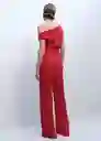 Enterizo Mono Yes Rojo Talla M Mujer Mango