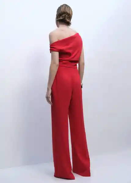 Enterizo Mono Yes Rojo Talla M Mujer Mango