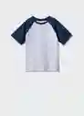 Camiseta Número Gris Medio Vigoré Talla 14 Niños Mango
