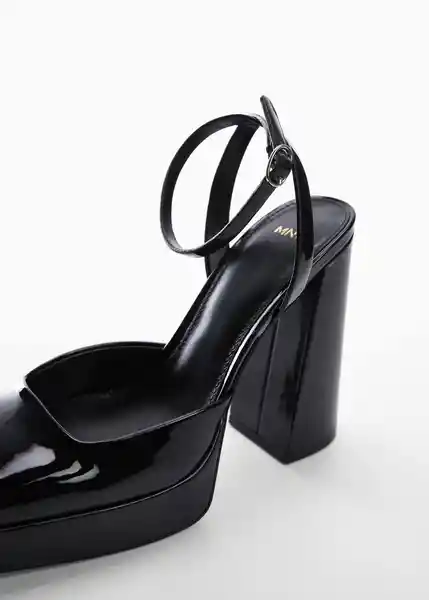 Zapatos Magda Negro Talla 35 Mujer Mango