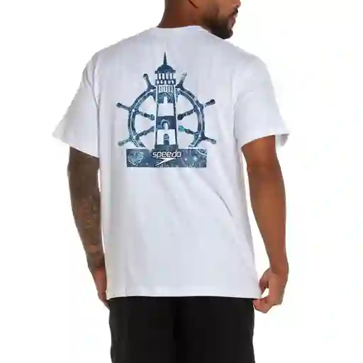 Camiseta Manga Corta Serenity Hombre Blanco-s
