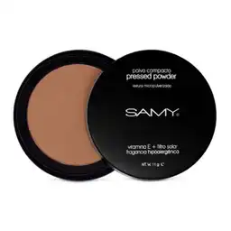 Samy Polvo Compacto Micropulverizado sin Espejo Tono Canela