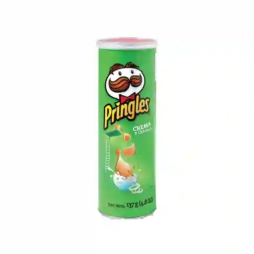 Pringles Papas Sabor Crema y Cebolla