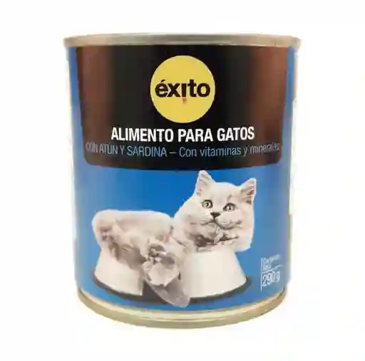 Alimento Húmedo para Gatos con Atún y Sardina Exito