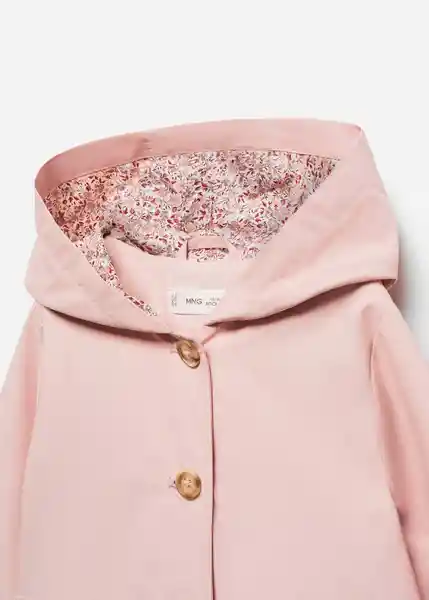 Chaqueta Grace Rosa Talla 66 Niñas Mango