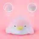 Peluche Pinguino Acostado Pendy Mini Family Rosa 19" Miniso