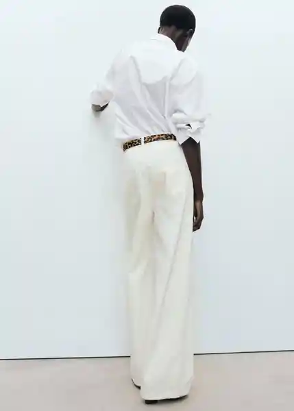Cinturón Leo1 Marron Talla M Mujer Mango
