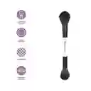 Brocha Para Difuminar y Contornear 2 en 1 Black & White Miniso